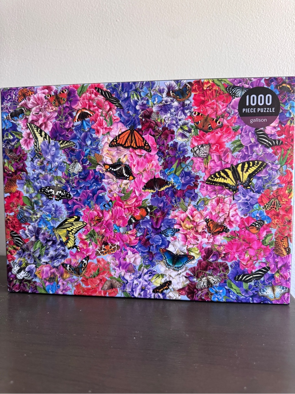 🦋 Galison Butterflies in the Sweet Peas - 1000 Piece Puzzle